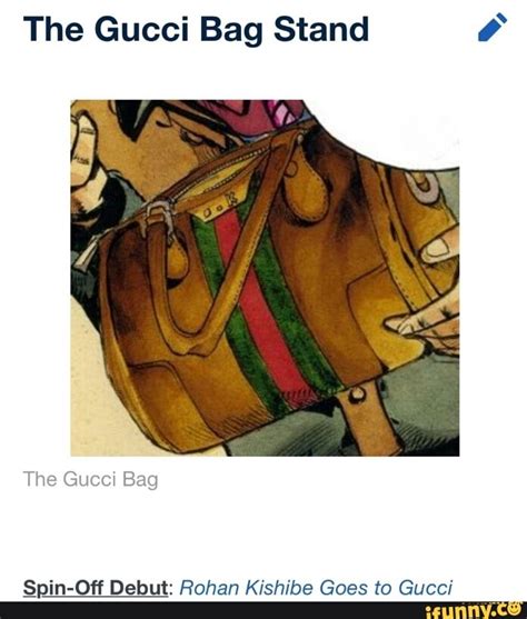 rohan and the gucci bag|rohan kishibe to Gucci.